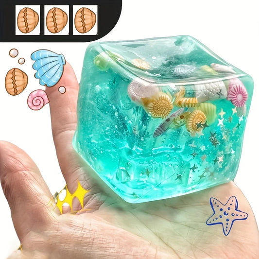 3D Cartoon Stress Relief Squeeze Toy – Realistic Pirate Shell Shape, Soft Slow-Rebound Doll for Teens & Adults, Fun Gift for Chr
