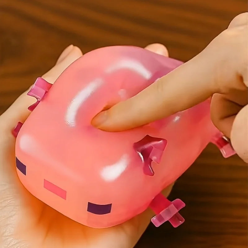 Axolotl Squeeze Soft Squishy Stretchable Stress Relief Perfect for Halloween Christmas Birthday Party Favor Classroom