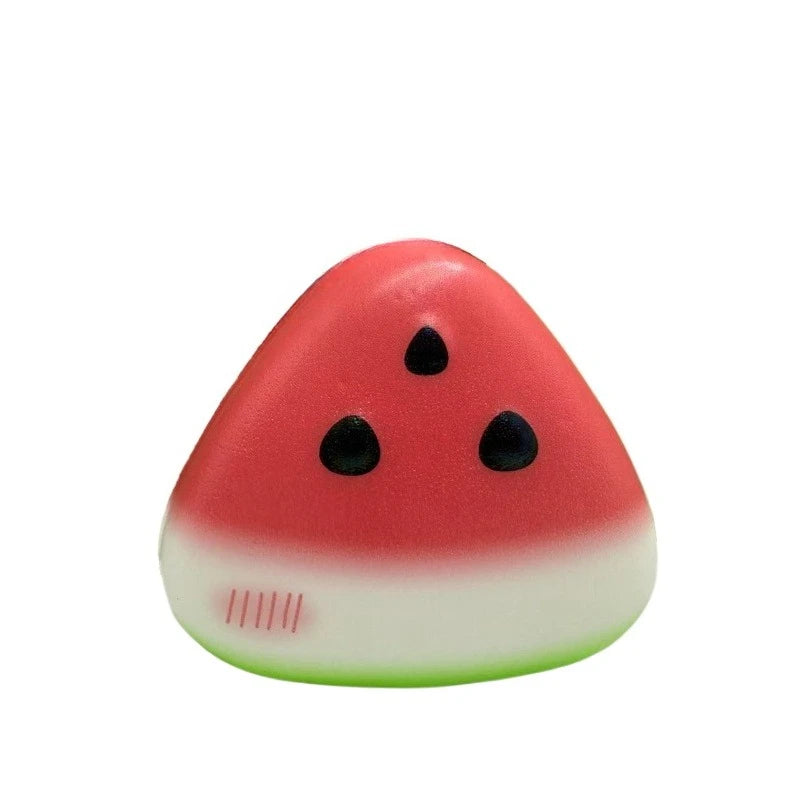 Squishy Watermelon Squeeze Toy Lovely Fruit Pinch Fidget Toys Soft Fast Rebound Decompression Doll Anti-stress Gift Cute Things